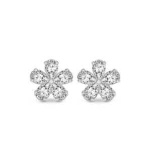 Daisy Diamond Stud Earrings