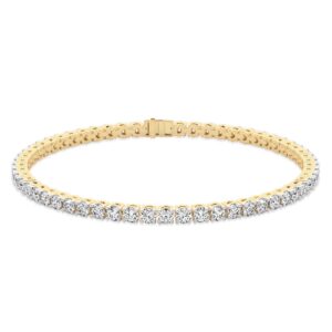 14kt Yellow Gold Darcy Round Lab Diamond Tennis Bracelet (2 Ct. Tw.)