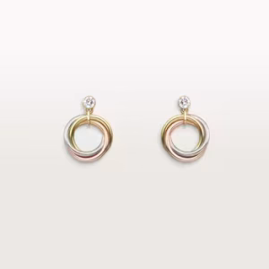 Trinity diamond earrings